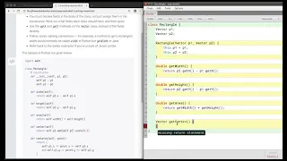 Java writing a Rectangle class