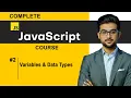 Variables and Datatypes in JavaScript JavaScript Tutorial