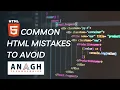 5 Common HTML Mistakes to Avoid Common mistakes when working with HTML AnaghTech