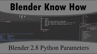 Blender 2 8 Python Parameters