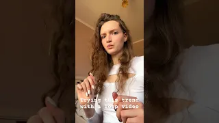 A loop video trend #trend #viral #positivevibes #cute #funny #curlyhair #shorts #loop #tallgirl