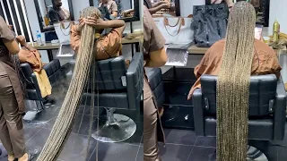 We Did Floor Length Knotless Braids