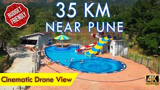 One Day Picnic Pune | Places to visit in pune | Shantai Agro Resort | Khadakwasla Dam, 4k drone view