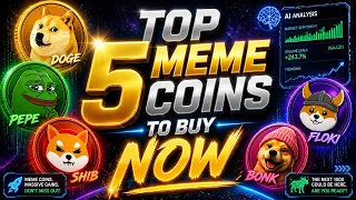 The Best 5 Meme Coins To Buy Now According To Google AI! Crypto News