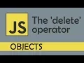 What is the delete operator in JS