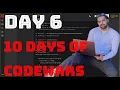 JavaScript Code Wars Challenge Day 6 - Round 1