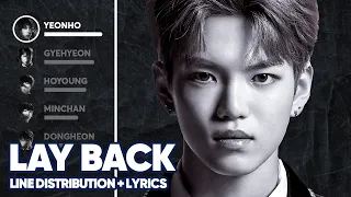 verivery lay back line distribution lyrics color coded patreon requested