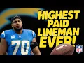 Chargers Make Rashawn Slater NFL s Richest Offensive Lineman Ever