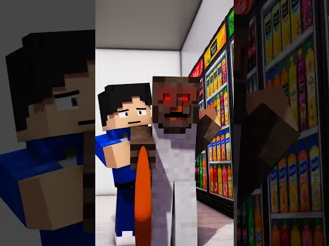 Granny Di MiniMarket #Animasi #Minecraft #Indonesia