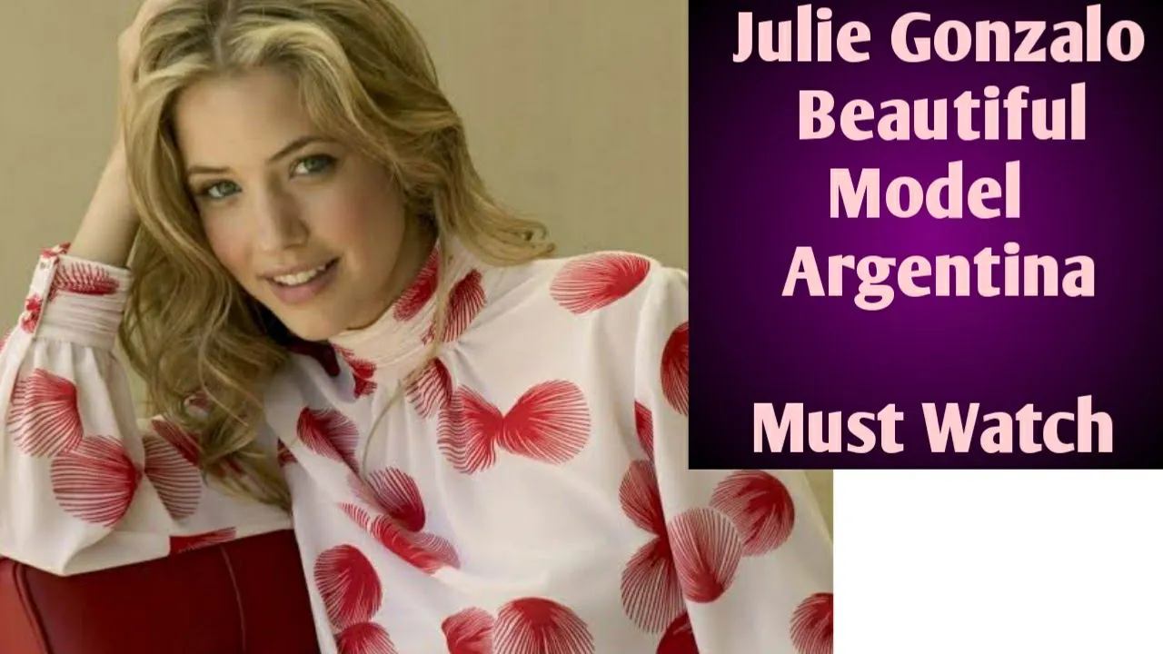 Julie Gonzalo Beautiful Model Argentina