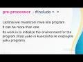 My first C program and executing c program in CodeBlocks KISWAHILI