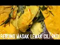 Lagu Rebung Masak Lemak Cili Padi (Bamboo Shoot Pickles with Spicy Coconut Gravy )