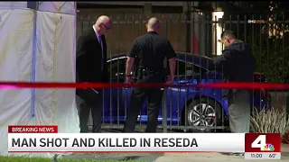 Police investigate Reseda shooting that left one man dead