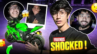 Family and Friends reaction on my new Superbike Zx10r 😮😂 | RIYAN SHARMA
