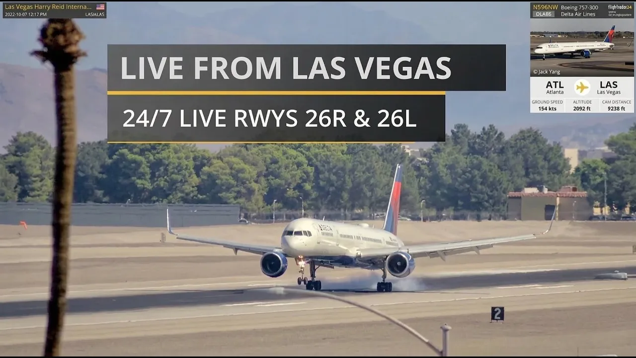 Las Vegas Airport - Runways 26R and 26L