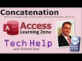 Microsoft Access String Concatenation Double Double Quotes Single Quotes Dates Times TechHelp