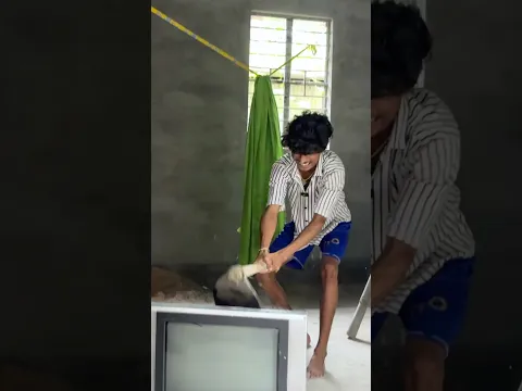 নতুন টিভি ভেঙে ফেললাম ? #minivlog #shorts