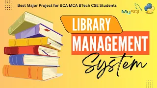 Python GUI Project Library Management System Tkinter MySQL