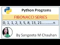 18 Fibonacci Series in Python 0 1 1 2 3 5 8 13 21 n