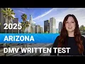 2025 Arizona OMV Written Test Practice 30 Questions to Pass on Your First Try Test 1