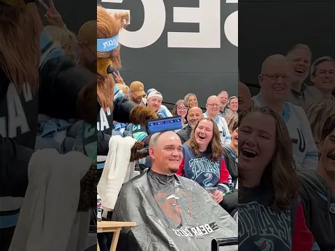 NBAのマスコット、ハゲのファンをいじめる 😭