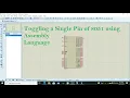 how to toggle a specific single pin of 8051 microcontroller using assembly language in proteus