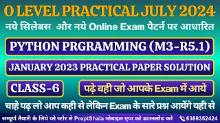 Day-6 Python Practical O Level Practical Python Programming Practical O Level PreptShala