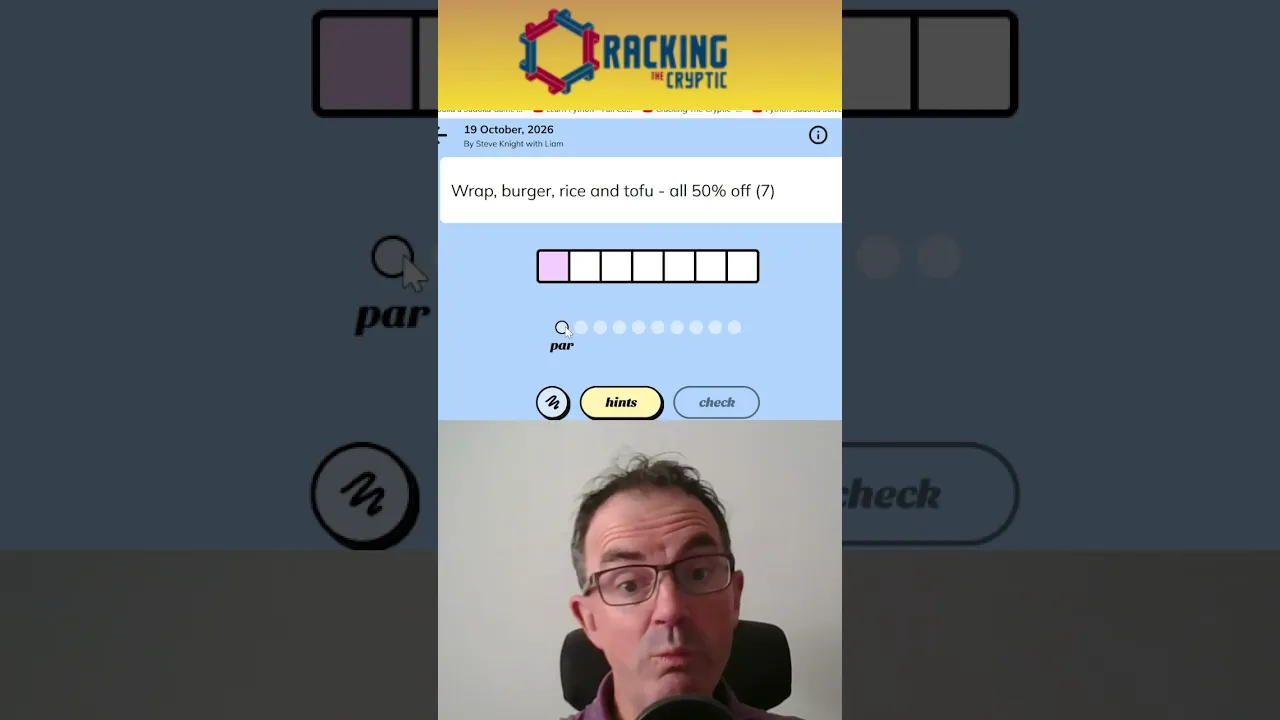MinuteCryptic in a Minute - 19 October 2026 - #sale
