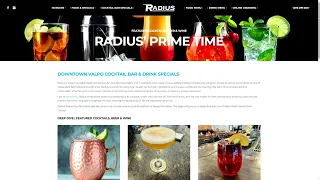 Radius Valpo Website experience