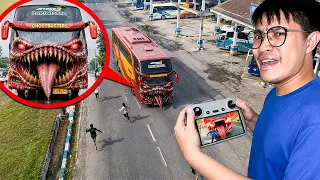 Drone Merekam Bus Terbengkalai Berhantu! Bus itu Hidup!