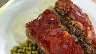THE EASIEST AND SIMPLE WAY TO MAKE OLD SCHOOL MEATLOAF SUNDAY DINNER RECIPE IDEAS SEGMENT 