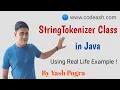 StringTokenizer Class in Java Why do we use StringTokenizer in Java