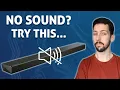 No Sound From Soundbar Common Issues and Ways to Fix Samsung LG Sonos Sony