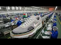 Inside the Nike Shoe Factory - 95 Billion-Dollar Nike Sports Shoes Factory Full Process