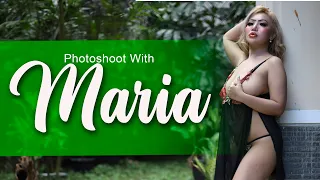 photoshoot with maria model aduhai yang bikin cegukan terus nih 