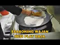 Lagu Cara bakar wajan baru besi plat baja hitam biar tidak lengket | seasoning wok | ala nanang kitchen