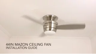 How to Install the Harbor Breeze 44 in Mazon LED Ceiling Fan