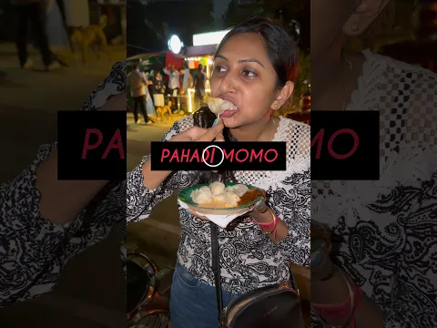 Eating only at hyped momo stalls 😱 #shorts #momochallenge #foodchallenge