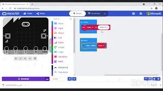 STRING VARIABLES IN MICROBIT