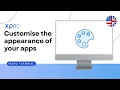 Customise the appearance of your apps