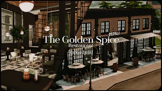 golden spice restaurant the sims 4 speed build cc