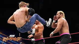 could orange cassidy hold off both of the outrunners in a 2 on 1 match up 6 28 24 aew rampage