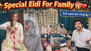 Ghar walo Kay liye Special Eidi 🥹❤️ | Hyderabad Agaye 🤩 | Eid special | @hussain.tareen |
