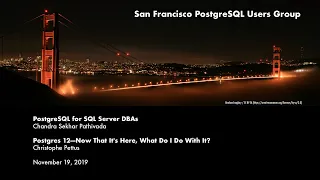 PostgreSQL for SQL Server DBAs Postgres 12 Now That It s Here What Do I Do With It