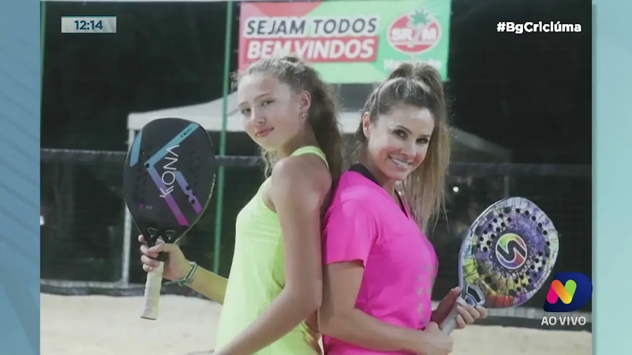 Ney Lopes: febre do beach tennis em Criciúma já fez uma campeã pan-americana