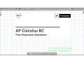 AP Calculus BC 2017 Free Response Discussion