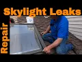 REPAIRING SKYLIGHT LEAKS - Easy permanent leak repair on Velux Skylights