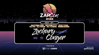 Automated Security Testing with GitHub Actions Workshop Zach Conger ZAPCon 2022