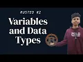Variables and Data types in Rust Rusted TechHarvesting