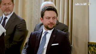 جلالة الملك عبدالله الثاني يستمع إلى رد مجلس النواب على خطاب العرش السامي في قصر رغدان العامر 
